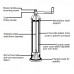 Atlas Brass Salt Mill 8" #108