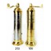 ATLAS BRASS/CHRM PEPPER MILL 8" #213