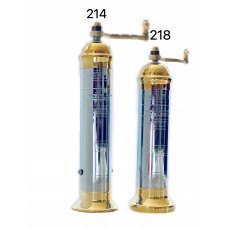 Atlas Chrome-Brass Pepper Mill 9" and Salt Mill 8" 