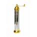 Atlas Chrome-Brass Pepper Mill 7" and Salt Mill 8"