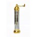 Atlas Chrome-brass Pepper Mill 9" and Brass Salt Mill 9" #214109