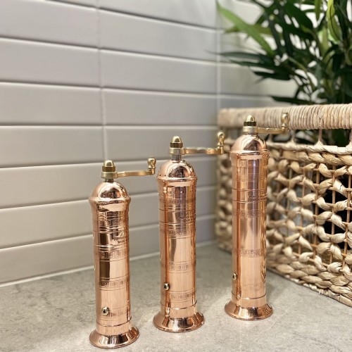 Atlas Copper Pepper Mill