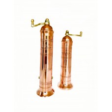 Atlas Copper Pepper Mill 9" and Salt Mill 8"