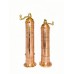 Atlas Copper Pepper Mill 9" and Salt Mill 8"