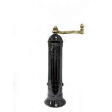 Atlas Hematite-glass Plated Brass Pepper Mill(Brass handle) 8" #913