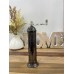 Atlas Hematite-Gloss Plated Brass Pepper Mill(Chrome Handle) 8" #923