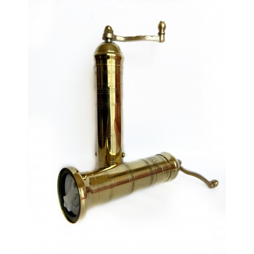 Atlas Brass Pepper Mill 9" and Salt Mill 8" 104108