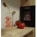 Glass Cuet 7" 2 Chamber Glass Cruet 1.5 oz inner & 6 oz  Outer Chamber #075