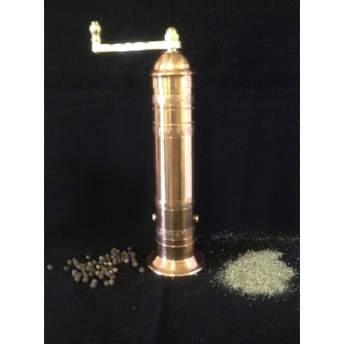 Copper Pepper Mill 9"