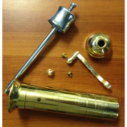 Brass Pepper Mill 8"
