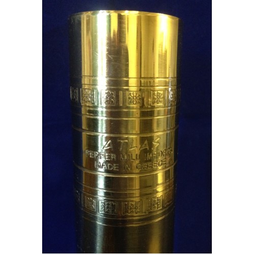 Brass Pepper Mill 8"