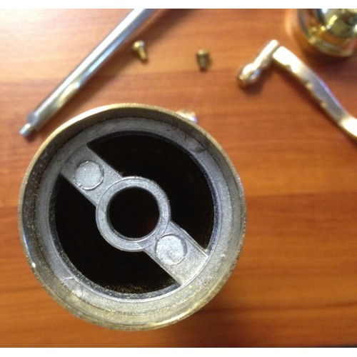 Brass Pepper Mill 8"