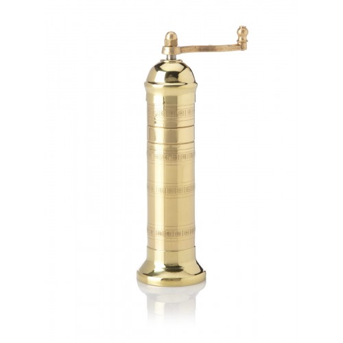 9 Atlas Brass Pepper Grinder – Saffron + Poe