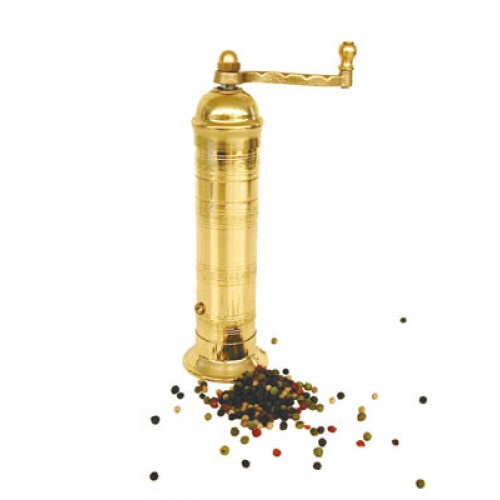 Copper & Brass Pepper Mill 8"
