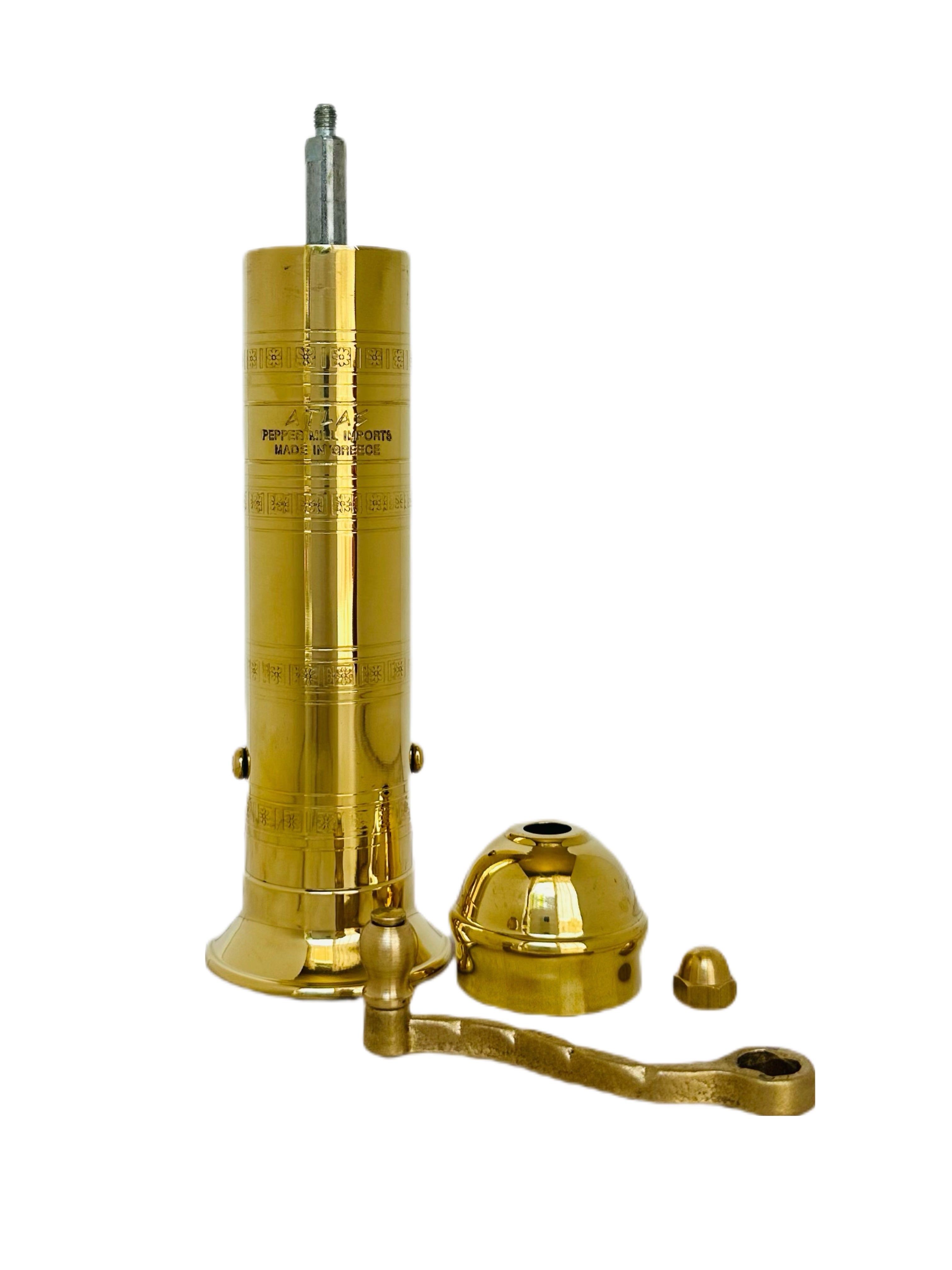 ATLAS Brass Pepper Mill