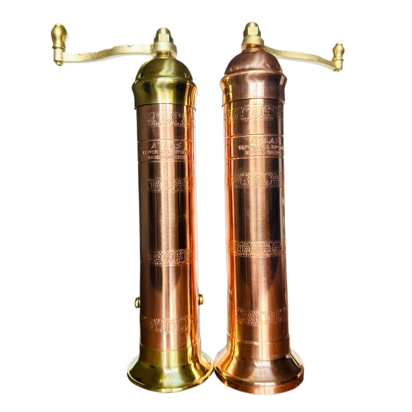 Combo set Brass pepper salt mill