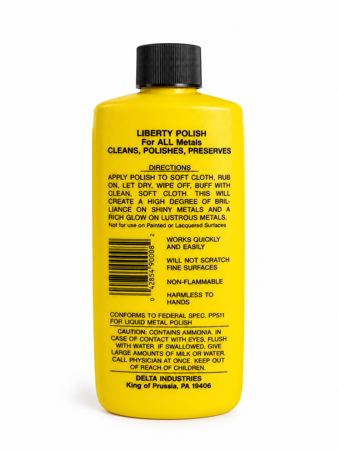 Liberty Polish All-Metal Cleaner & Polisher – 8 oz