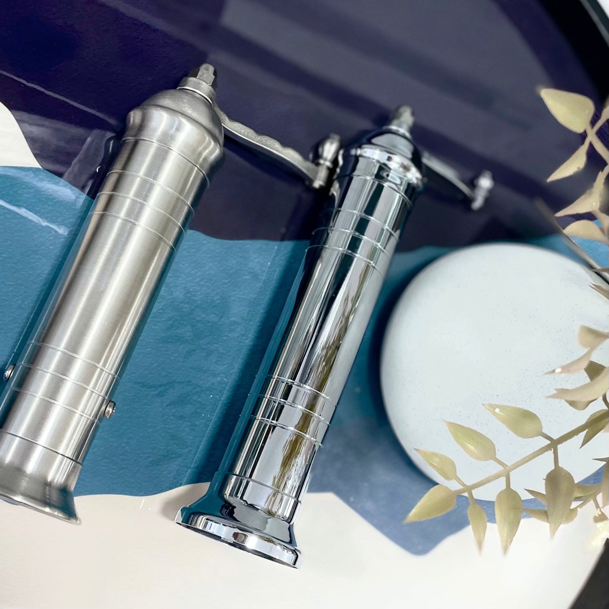 ATLAS Nickel-Matt Finish Salt Mill