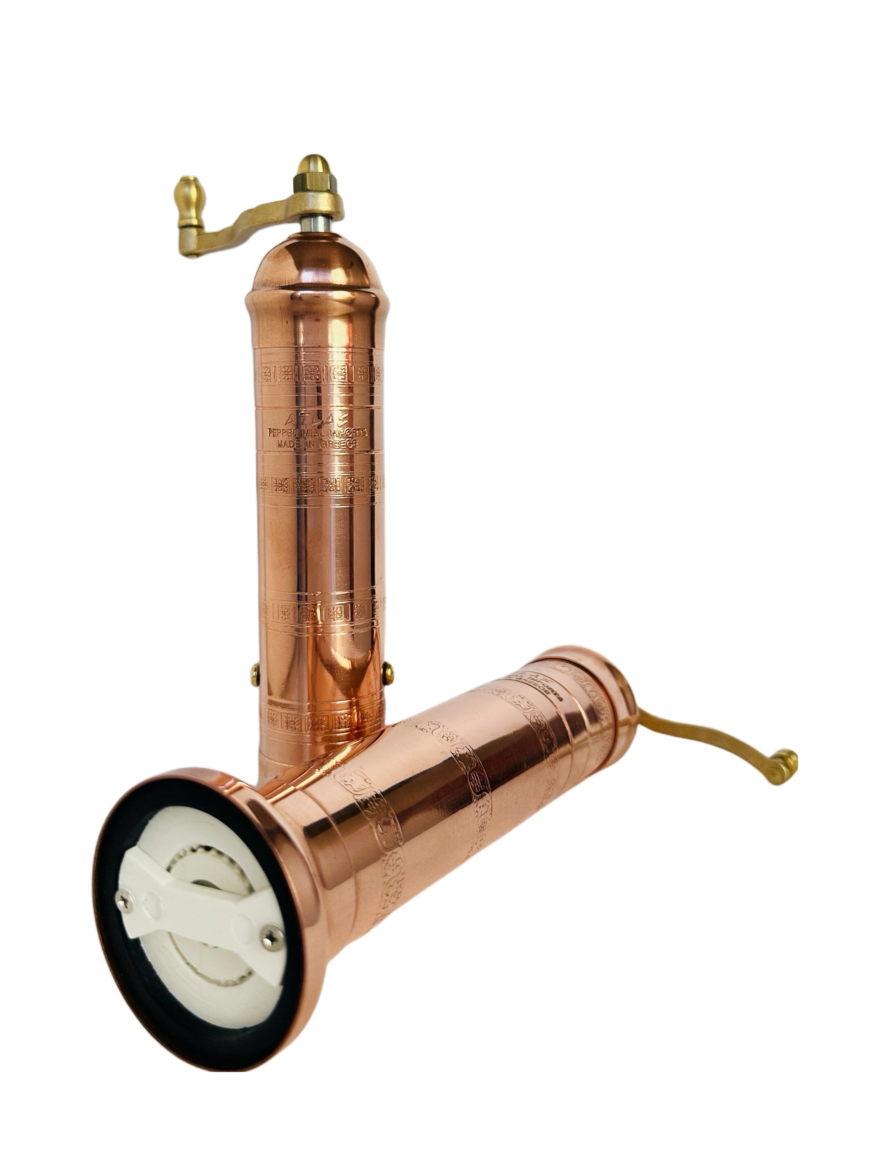 ATLAS Copper Pepper Mill 7" and Salt Mill 8"#402408